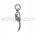 Pendant, parrot on perch, flexible