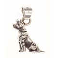 Pendant, sitting dog
