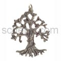 Pendant, tree with snake