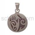 Pendant Indian jewellery, bear\'s paw and ornament (Hopi style),