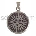 Pendant Indian jewellery, abstract sun (Hopi style)