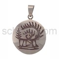 Anh�nger Indianerschmuck, Landschaft mit B�umen (Hopi-Style)