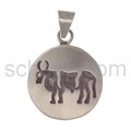Anh�nger Indianerschmuck, Stier (Hopi-Style)