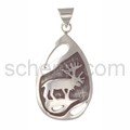 Anh�nger Indianerschmuck, Hirsch (Hopi-Style)