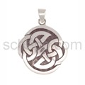 Pendant Celtic, with knot design, round