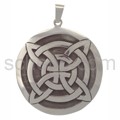 Pendant Celtic, with knot design, round