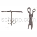 Ear studs scissors