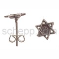 Ear studs hexagram/David\'s star