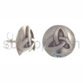 Ohrstecker, keltische Knoten, rund