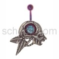 Navel shield Indian\'s head