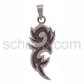Tattoo pendant, Tribal Design, flat