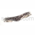 Tattoo bangle, Tribal design, narrow