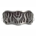 Wide Tattoo bangle, Tribal design