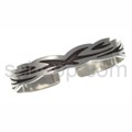 Tattoo bangle, Tribal design, narrow