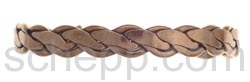 Armspange, Kupfer, geflochten