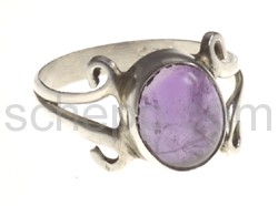 Ring, amethyst, small