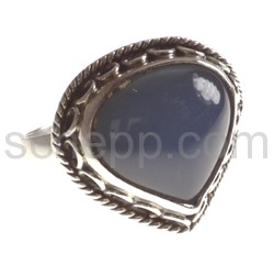 Ring, Chalcedon, Herzform