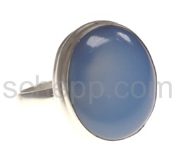 Ring, Chalcedon, oval