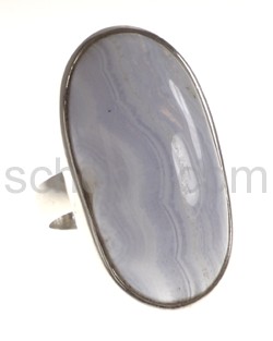 Ring, Chalcedon, oval