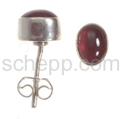 Ohrstecker, kleine Granaten, oval
