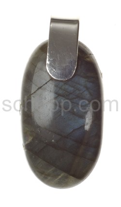 Pendant, labradorite, oval