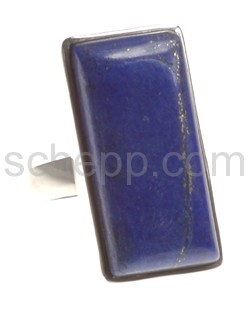 Ring with lapis lazuli, rectangular