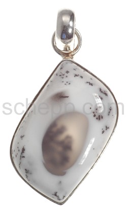 Pendant moss agate