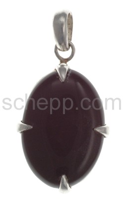 Onyx, pendant, oval