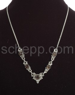 Collier mit Rauchquarzen