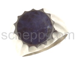 Seal ring with sodalite, round