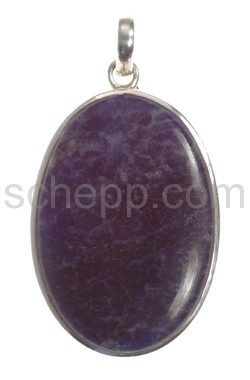 Pendant, sodalite, oval