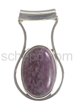 Pendant, sugilite, oval