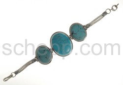 Gliederarmband Trkis