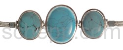 Link bracelet turquoise