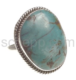 Ring mit Trkis, gro