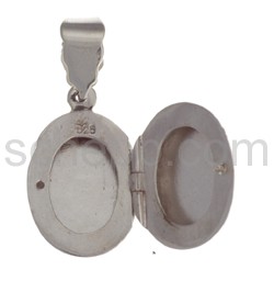 Medaillon zum Aufklappen, oval