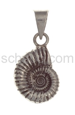 Pendant snail, ammonite, original cast