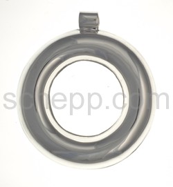 Pendant, round, large