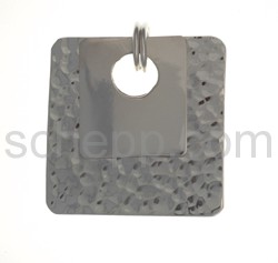 Pendant, 2 square plates