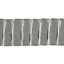 Link bracelet made of silver plates