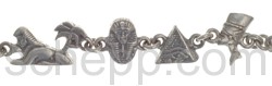 Gliederarmband Lilien/Fleurs de Lys/Mittelalterlilien