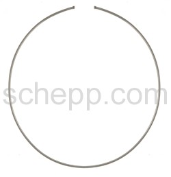 Halsspange, rund, Ø 2mm