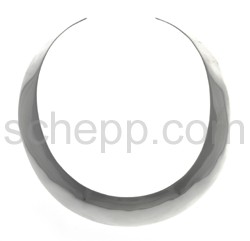 Halsspange, gewlbt, 2,9 cm, glatt, gro