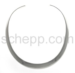 Halsspange, 1,5 cm, glatt