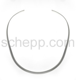 Halsspange, 0,6 cm, glatt
