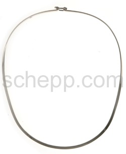 Halsspange, 3 mm, oval