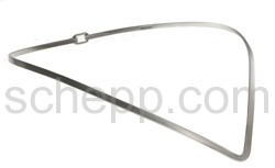 Choker, 3 mm, drop-shaped