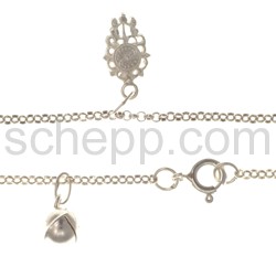 Fukettchen mit Uhren und Glckchen