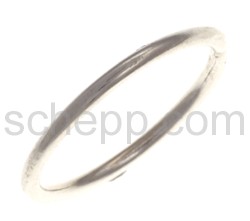 Ring, gewlbt, schmal
