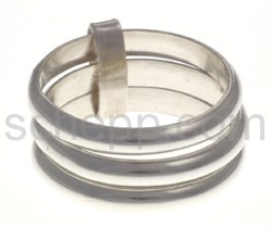 Ring with 3 loose individual rings